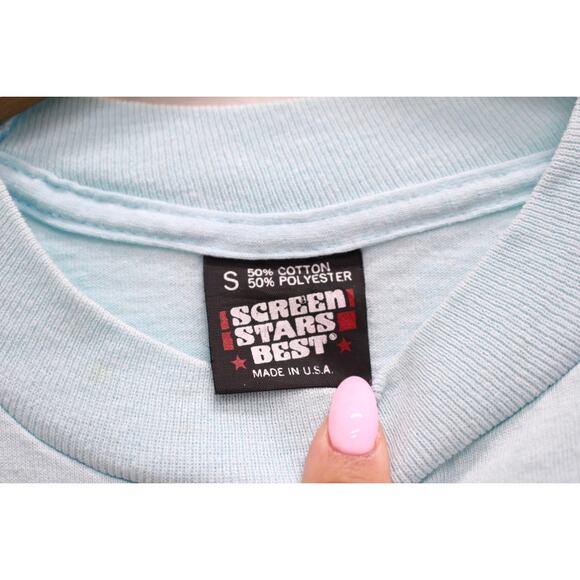 Vintage Swim Iowa Cornfield Pig T Shirt Small - Picture 5 of 9